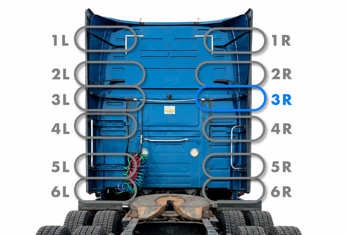 Lower Cab Fairing Bracket 3R Passenger 2018-2024 Volvo VNL