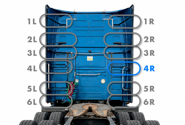 Lower Cab Fairing Bracket 4R Passenger 2018-2024 Volvo VNL