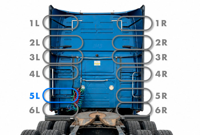 Lower Cab Fairing Bracket 5L Driver 2018-2024 Volvo VNL