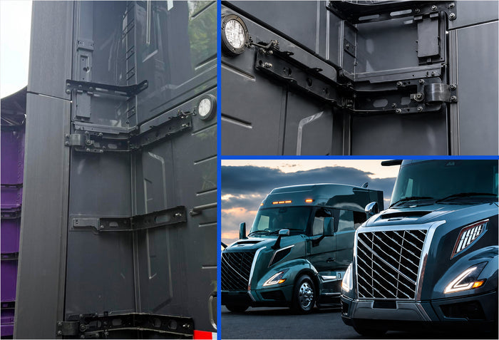 Lower Wind Cab Fairing Bracket Hinges Set 2025 2026 Volvo VNL New