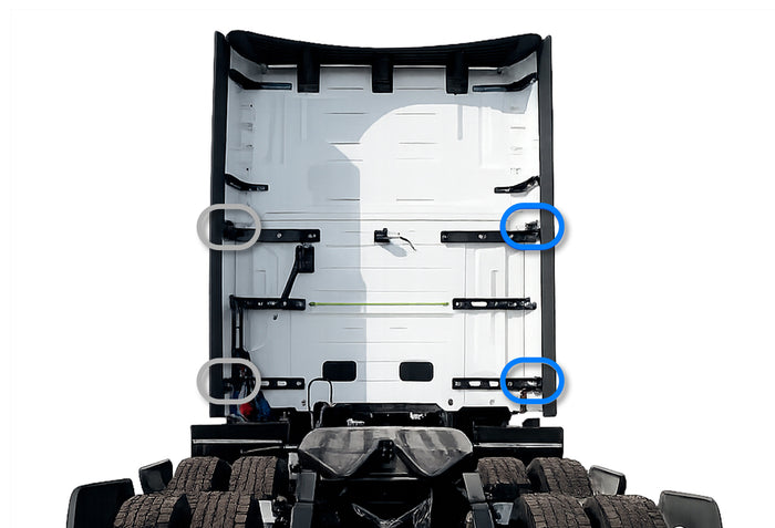 Lower Wind Cab Fairing Brackets Hinge 2 Pcs Set Passenger 2025 2026 Volvo VNL New