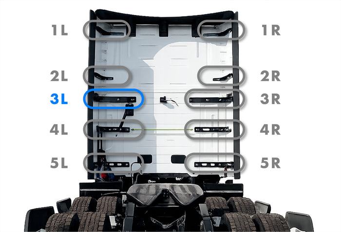 Lower Wind Cab Fairing Support Bracket 3L Driver 2025 2026 Volvo VNL New