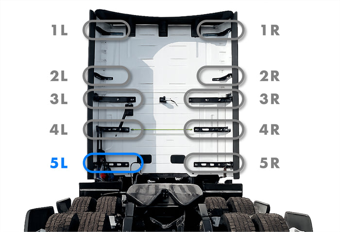 Lower Wind Cab Fairing Support Bracket 5L Driver 2025 2026 Volvo VNL New