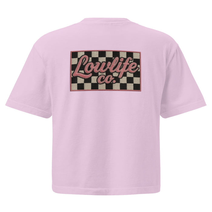 Lowlife Co Checkered Crop