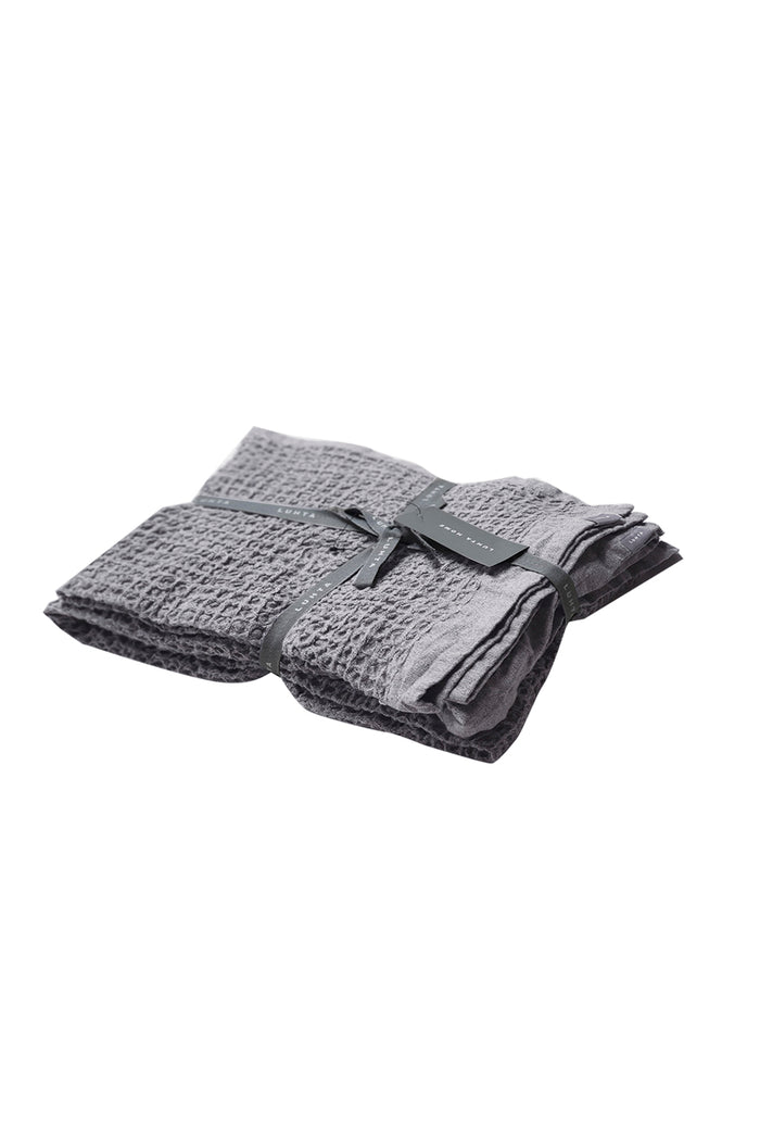Luhta Linen Sauna Seat Cover 2 pc Grey