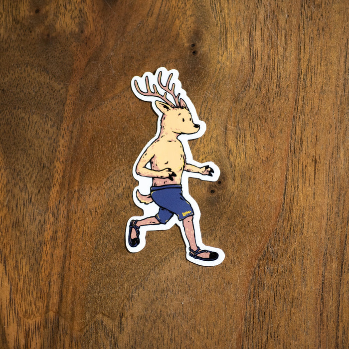 LUNA Adventure Life Sticker Pack - running deer sticker