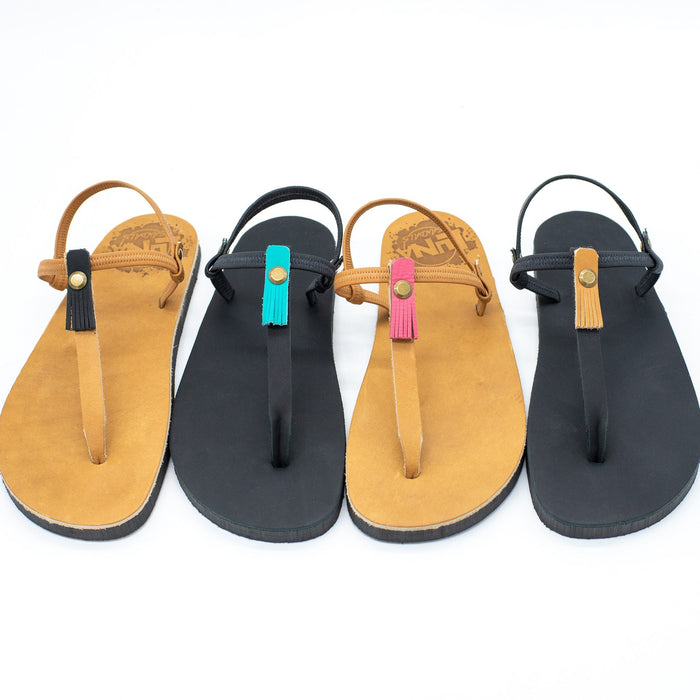 LUNA Brujita sandal - both colourways side by side