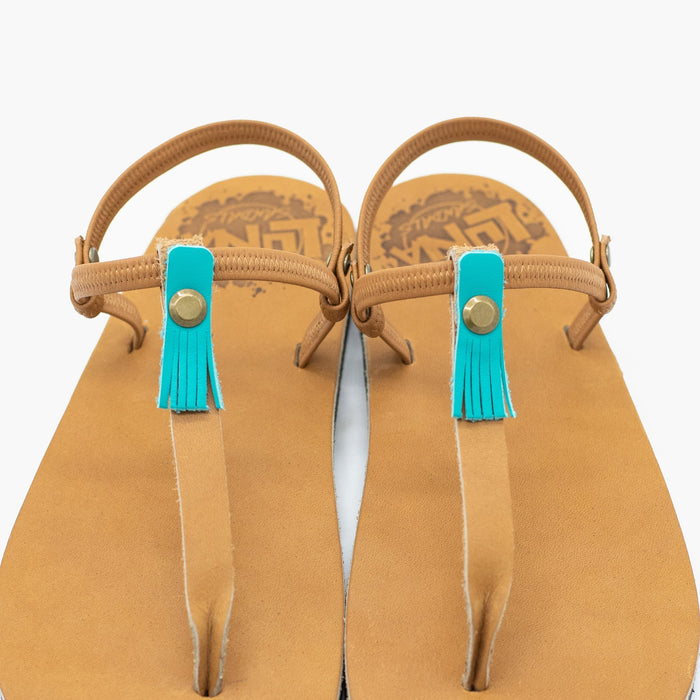 LUNA Brujita sandal - Tan - front close-up