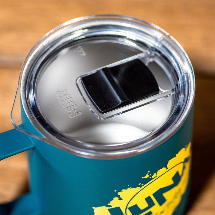 LUNA x MiiR - Run Free Camp Mug - lid, top view