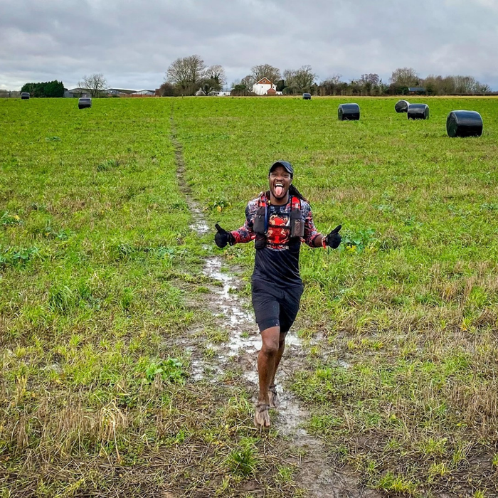 LUNAcycled Retro Oso - muddy field run