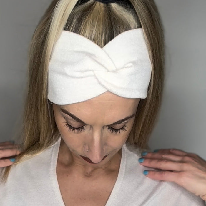 Luxe Sweater Knit Headband Ballet Warm Up Accessory