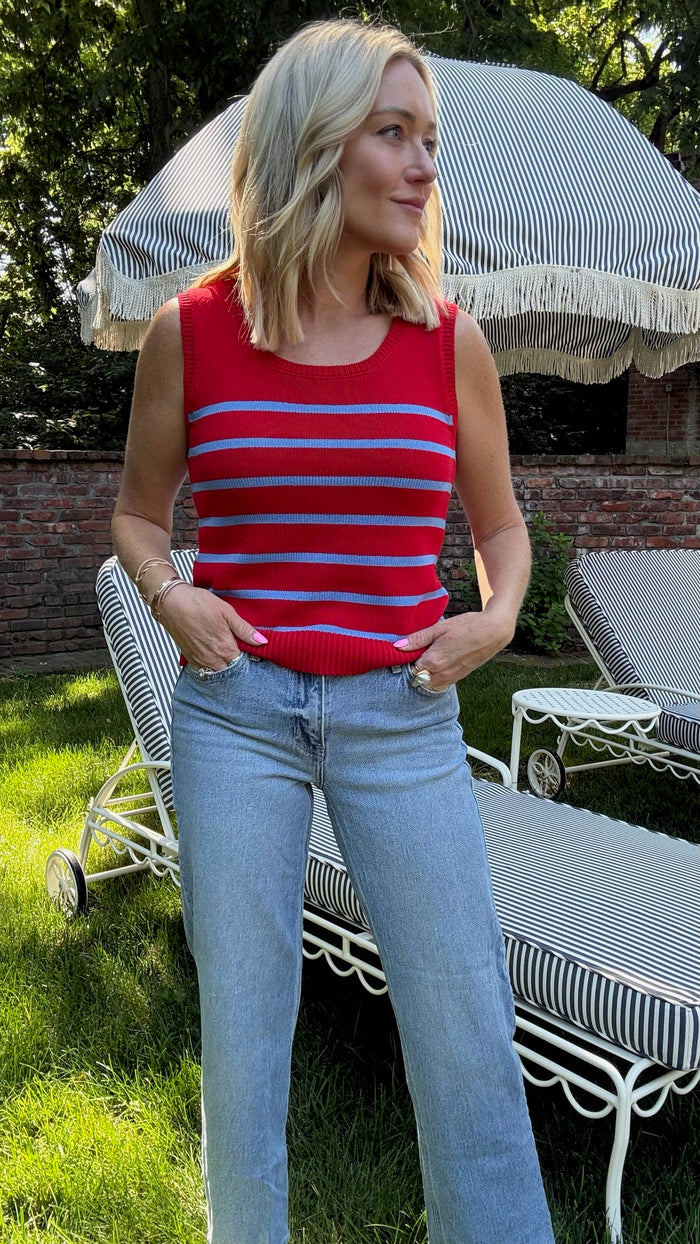 Lyndon Stripe Sweater Top