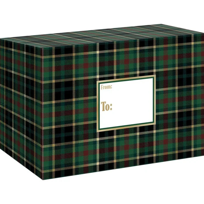 Mailing Box - Hunter Navy Plaid - MB228