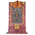 Manjusri - Tibetan thangka painting, detailed view
