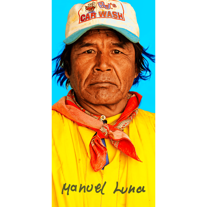 Manuel Luna Bandito Headband - Manuel Luna print flat