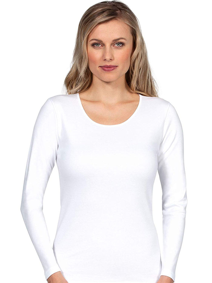 MaRe Luxury Merino Wool Blend Long Sleeve T-Shirt. Proudly Made in Italy.