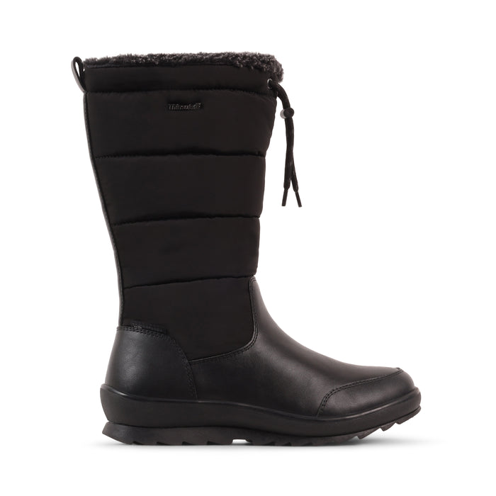 MARIE BLACK LEATHER WATEPROOF BOOT