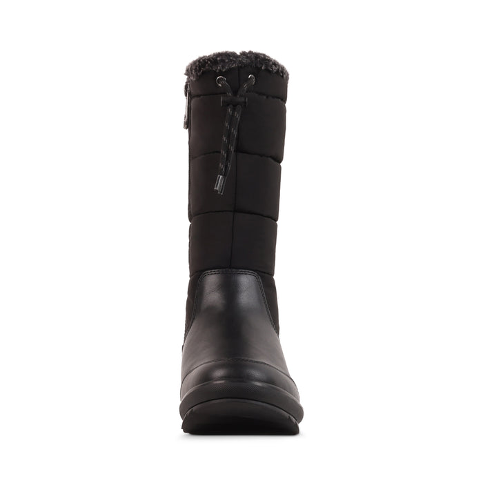 MARIE BLACK LEATHER WATEPROOF BOOT