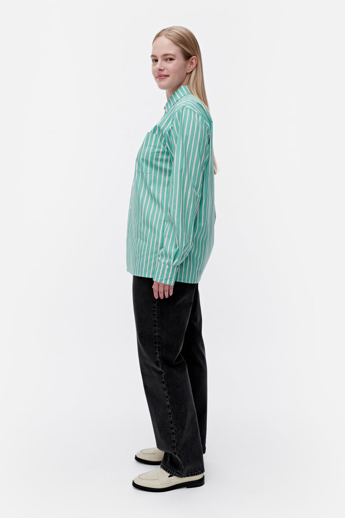 Marimekko Jokapoika Mint Green/Light Pink Shirt