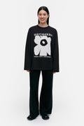 Marimekko Kioski Biitti Logo Placement Jersey Top
