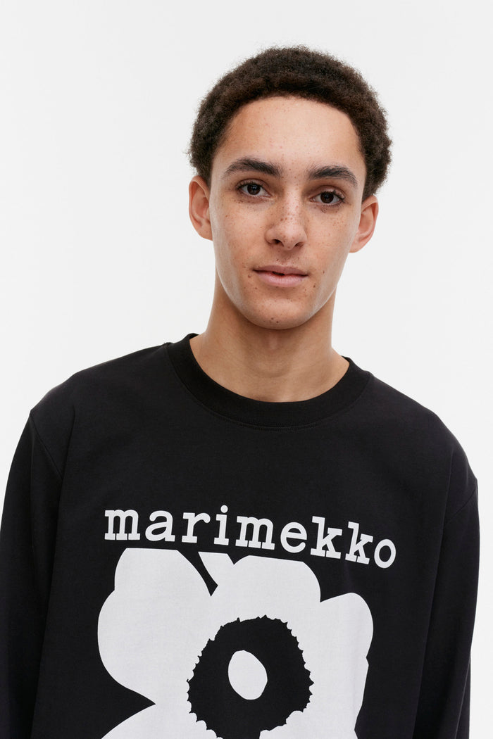 Marimekko Kioski Biitti Logo Placement Jersey Top