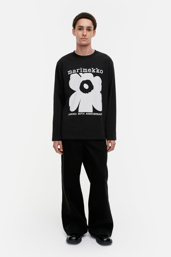 Marimekko Kioski Biitti Logo Placement Jersey Top