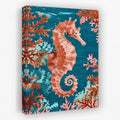Marine Seahorse - Coastal Canvas Wall Art