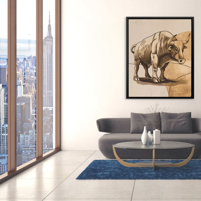 Market Maverick - Earth Tones Wall Art for Office