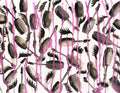Mascara Drip Watercolor Painting