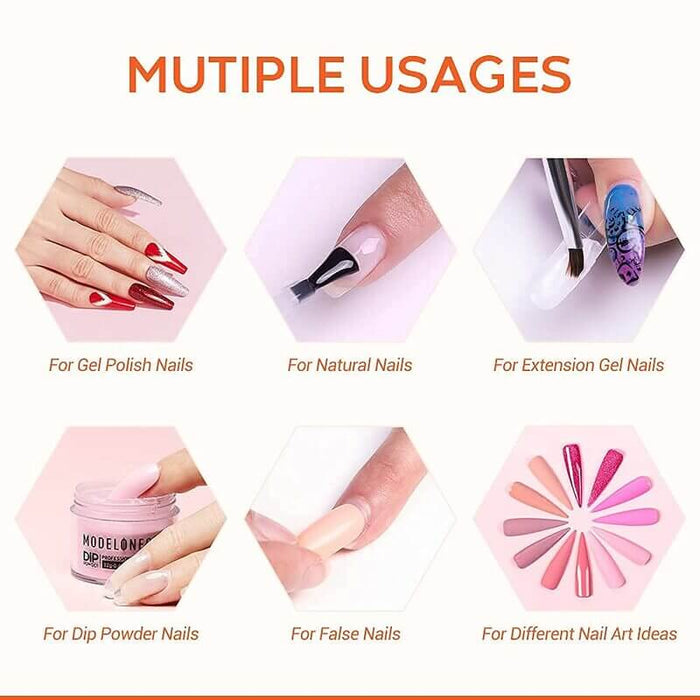 Matte & Shine Top Coat With Base Gel Set - (0.33oz*3) Top&Base Coat MODELONES #