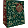 Medium Tote - Forest Snowflakes - Retail-6 count - XMT846