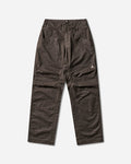ROA Crimp Shaped Waxed Cotton Pants Dark Brown Pants Casual YBMW0163FA132 BRW0003