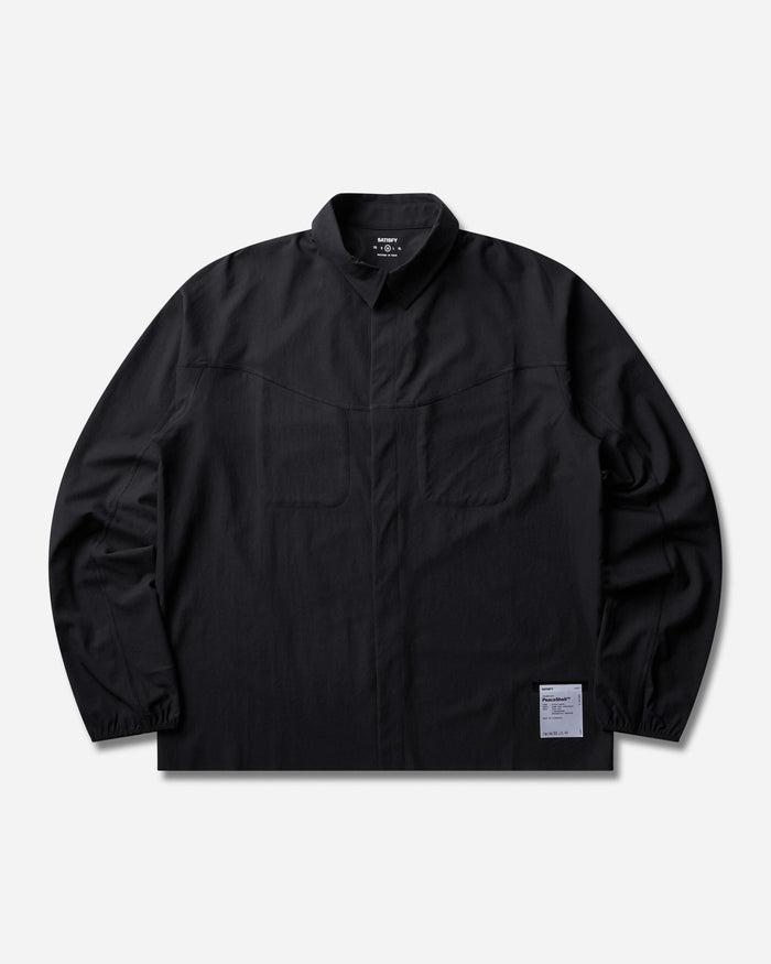 Satisfy Peaceshell River Shirt Black Shirts Longsleeve Shirt 11143-00000 00000