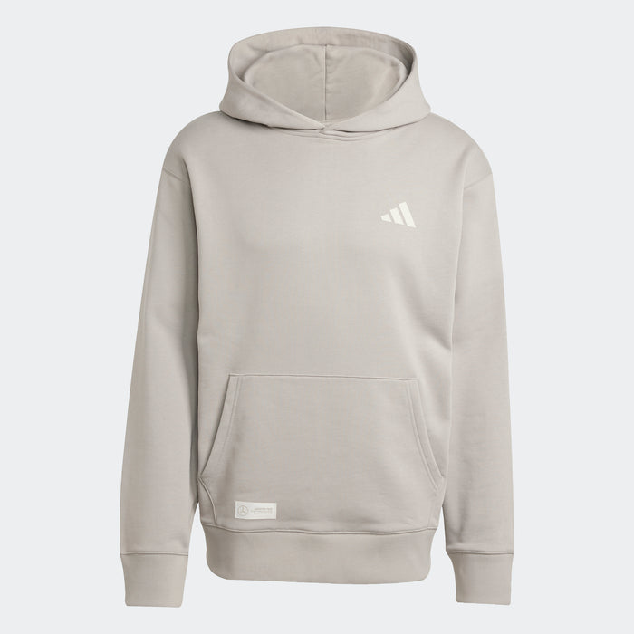 adidas MERCEDES - AMG PETRONAS FORMULA ONE TEAM Premium Sweat Hood | Putty Beige-Beige | Men's