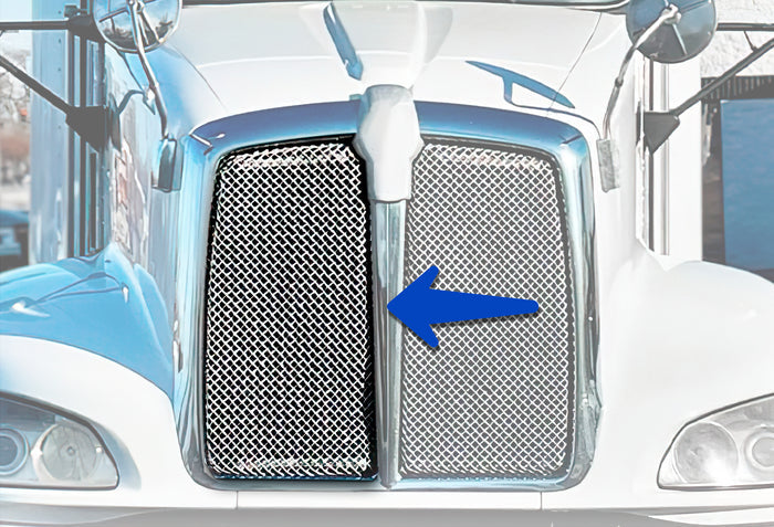 Mesh Net Bug Aluminum fit Grille Passenger Kenworth T660