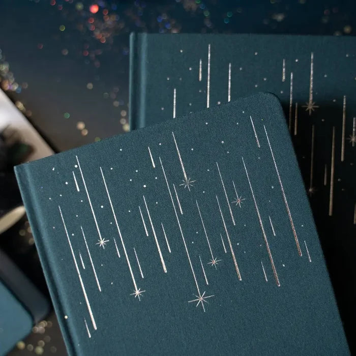 Meteor Shower: Notebook - B6: 112 Pages / Dot Grid - B6378