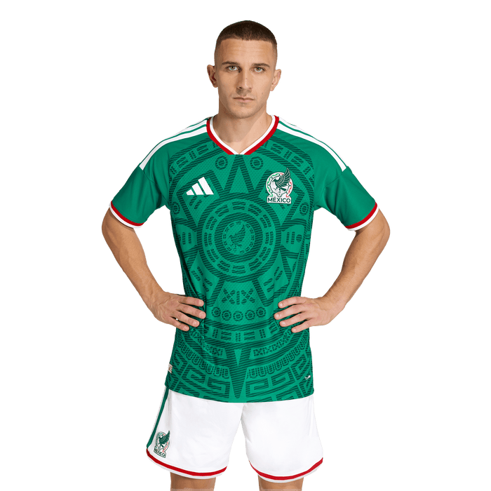 adidas Mexico 26 Authentic Home Jersey | Bold Green | Men's