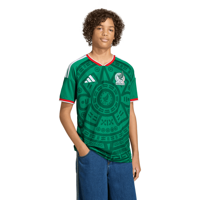 adidas Mexico 26 Home Jersey | Bold Green | Kid's