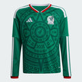 Mexico 26 Home Kids Long Sleeve Jersey | Green | Kid's