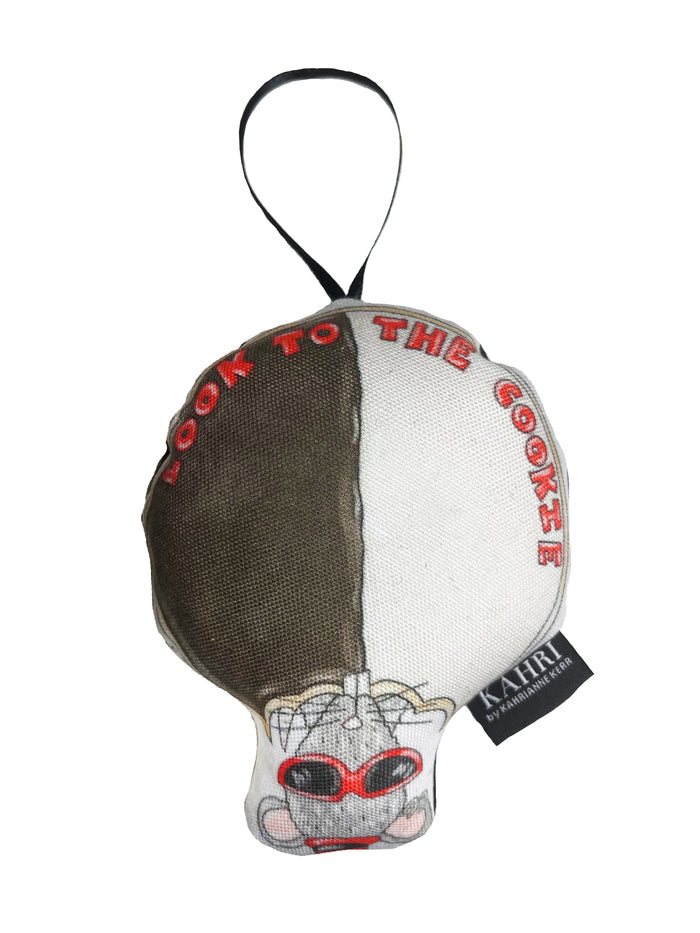 Mini Black and White Cookie Ornament