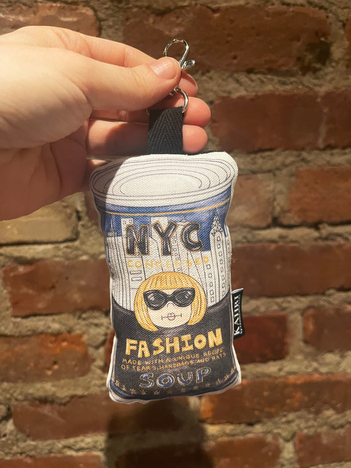 Mini NYC Fashion Soup Doll Bag Charm