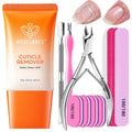 Modelones Cuticle Remover Kit, Cuticle Trimmer Nail Stuff & File Nail Kit