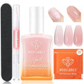 Modelones Nail Strengthener and Growth Kits, Fall Peachy Pink Nail Polish