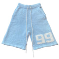Mohair Shorts Baby Blue