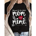 "Mom and Mimi's Blessing" – Heart and Floral Women's Casual Top