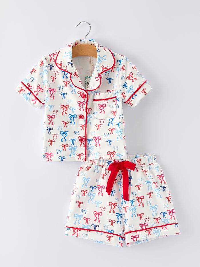 Mommy & Me 4th of july Print Pajama Set