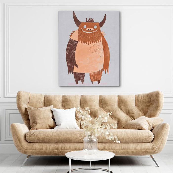 Monster Mischief - Large Canvas Print