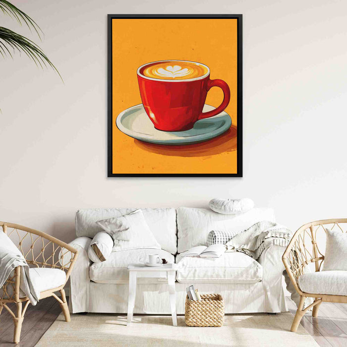 Morning Cup - Large Canvas Print