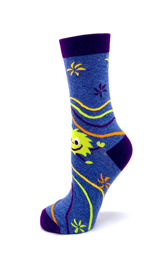 Funny socks with sayings Mother Fuckin' Positive Vibes
