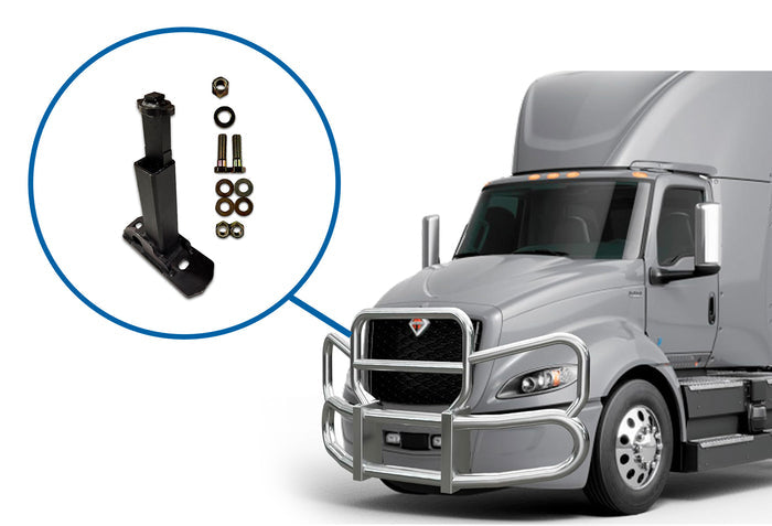 Mount Bracket for Herd GG-MTK-28 IN27 Fits Deer Guard Passenger 2007-2016 International Prostar